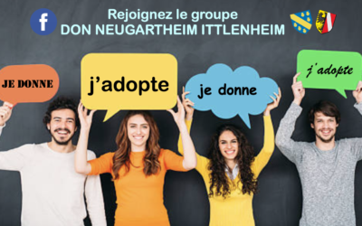 Création d’un groupe de don sur Facebook